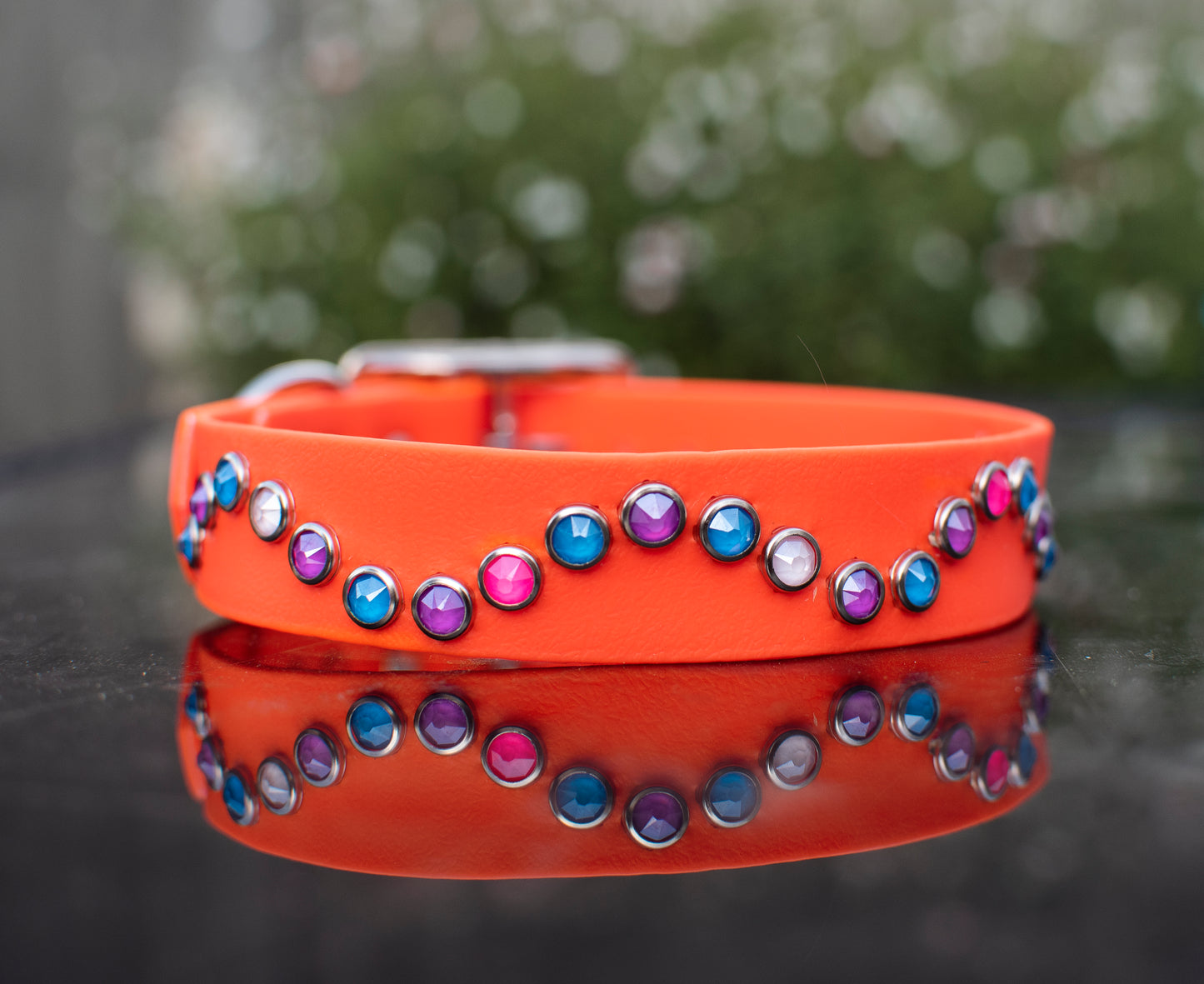 The Wave (Multiple Widths) - Biothane Dog Collar