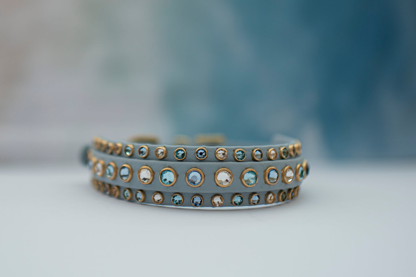 The Ego 1/2" (12mm) on 1" (25mm) Double Layer - Biothane Dog Collar