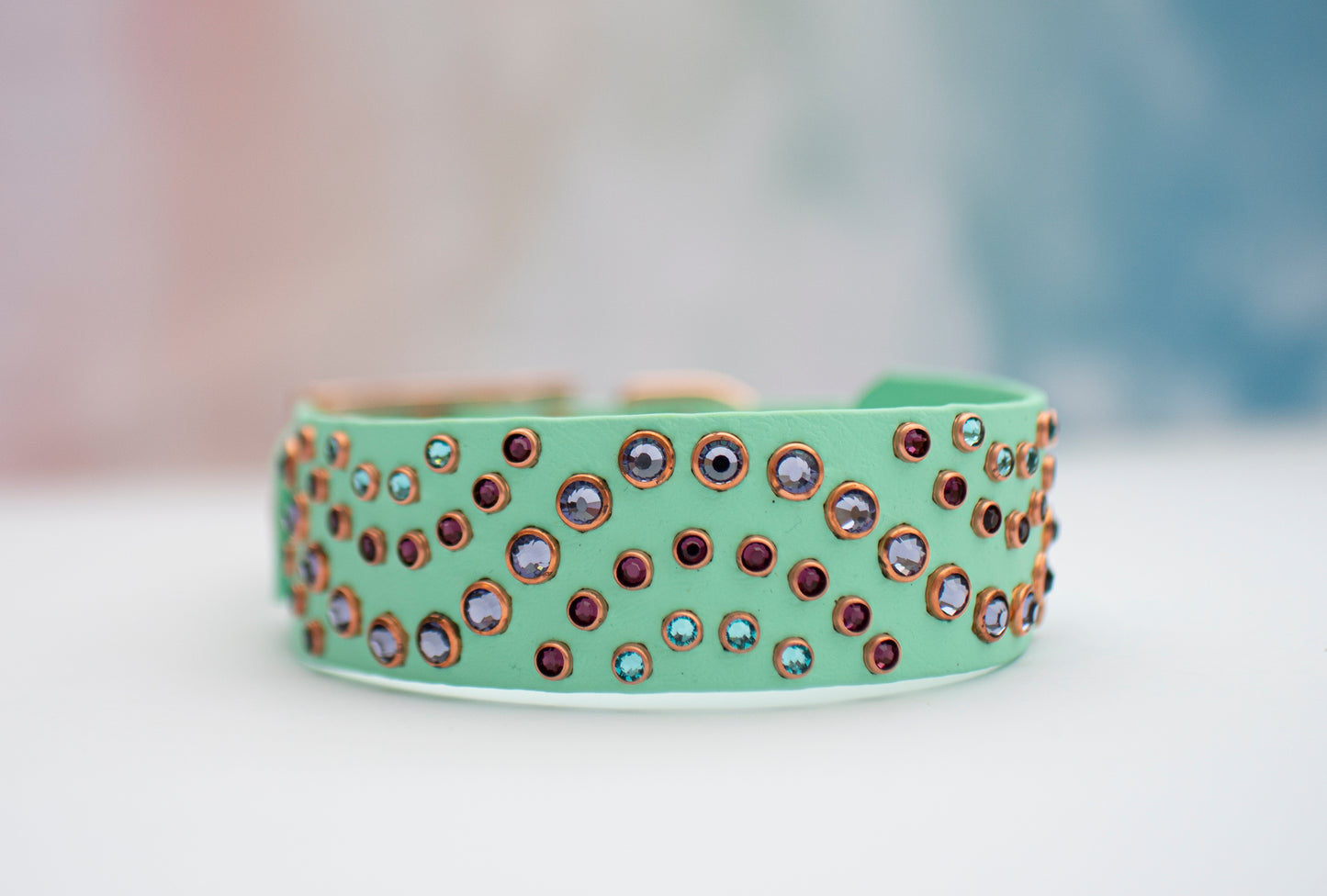 The Triple Ripple 1.5" (38mm) - Biothane Dog Collar