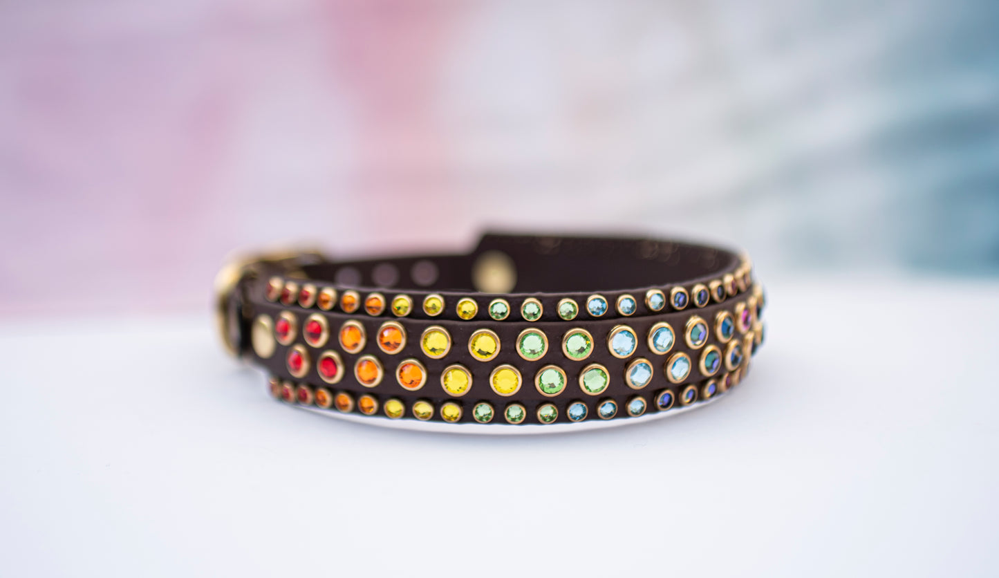13.5-15.5"- 1.25" Crystal Lined Layer (+£30)