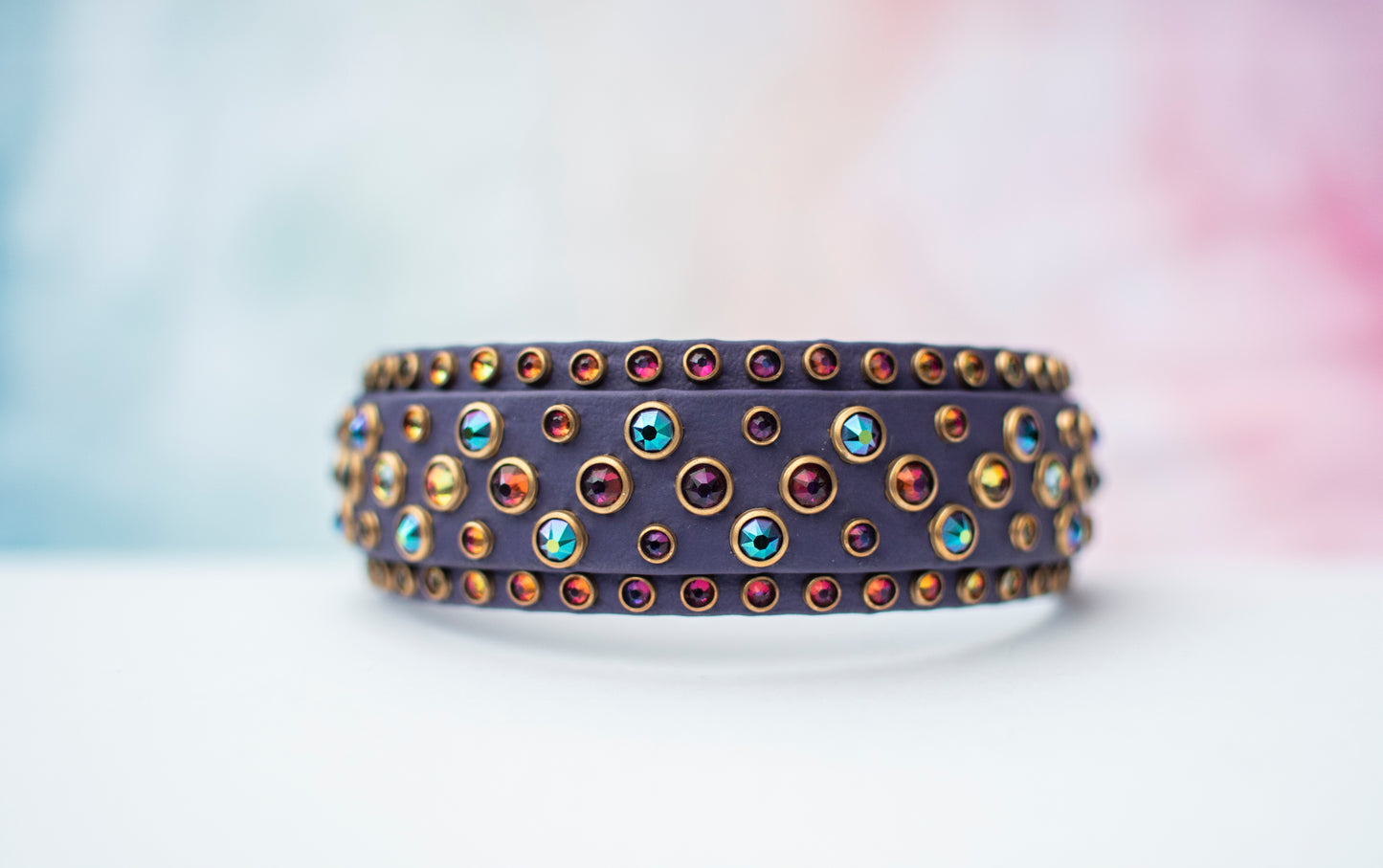 The Jumble 1.5" (38mm) Double Layer - Biothane Dog Collar