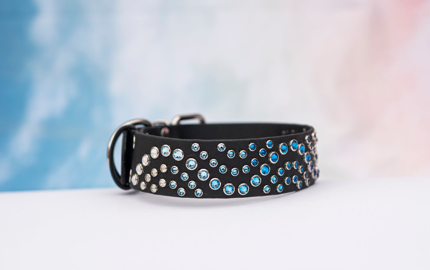 The Triple Ripple 1.5" (38mm) - Biothane Dog Collar