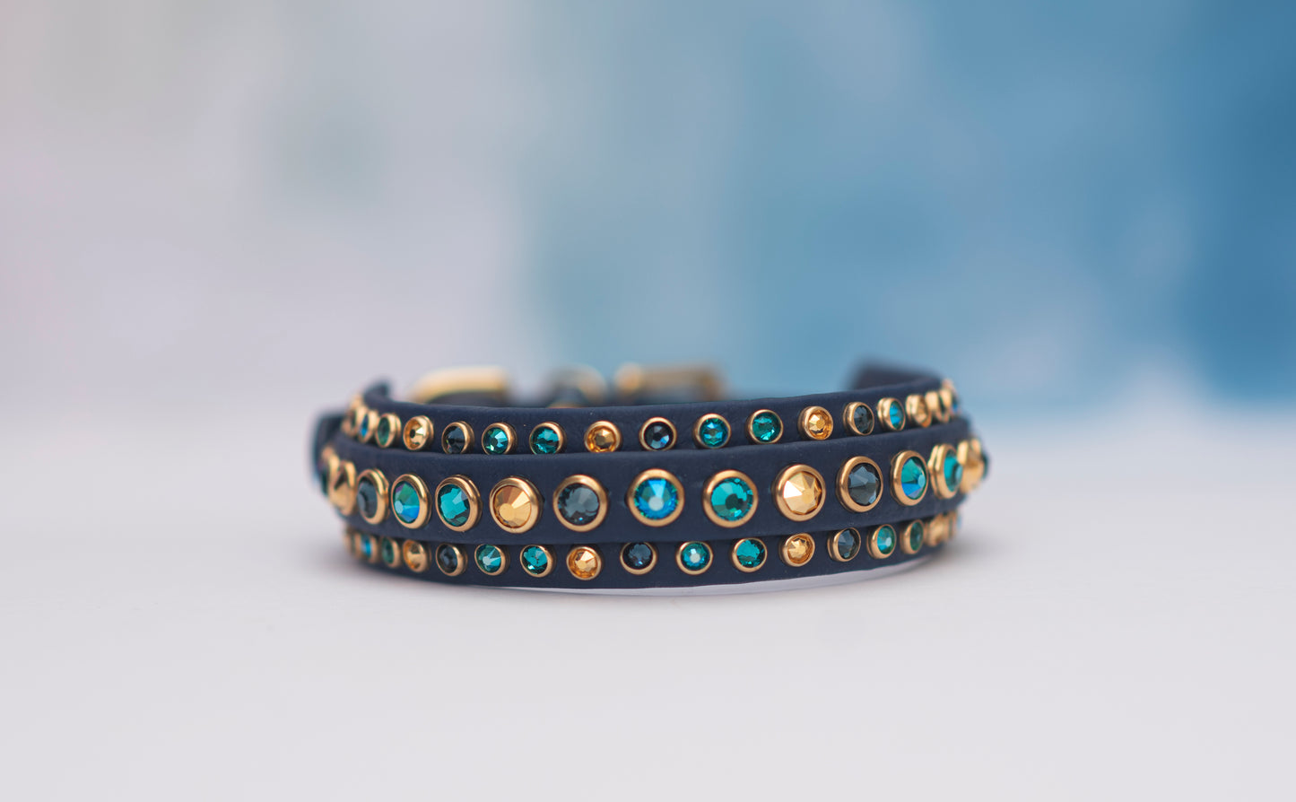 The Ego 1/2" (12mm) on 1" (25mm) Double Layer - Biothane Dog Collar