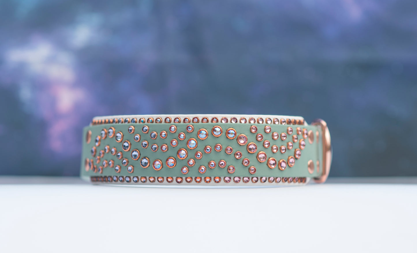 The Triple Ripple 1.5" (38mm) - Biothane Dog Collar