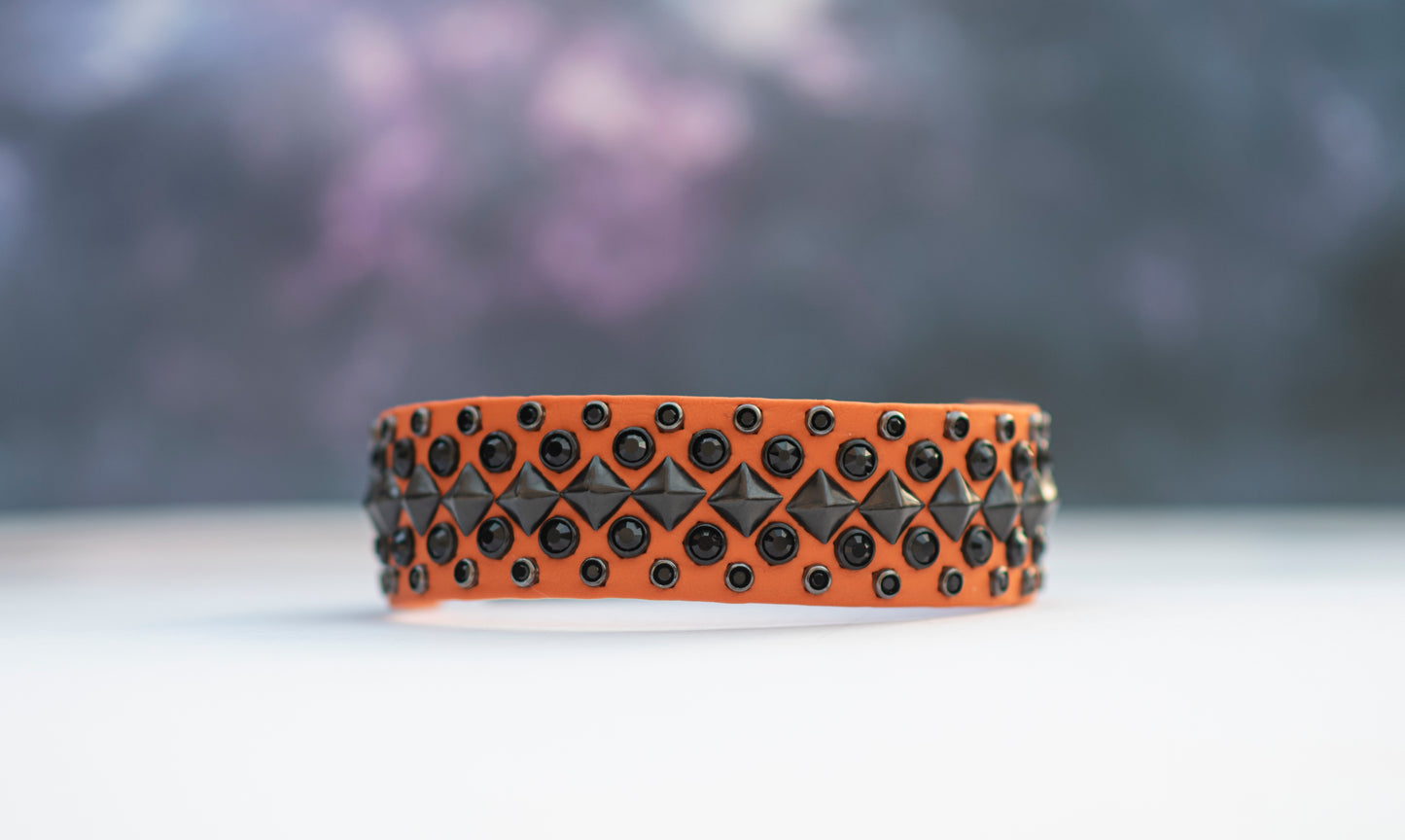 The Apollo 1.5" (38mm) SINGLE LAYER- Biothane Dog Collar