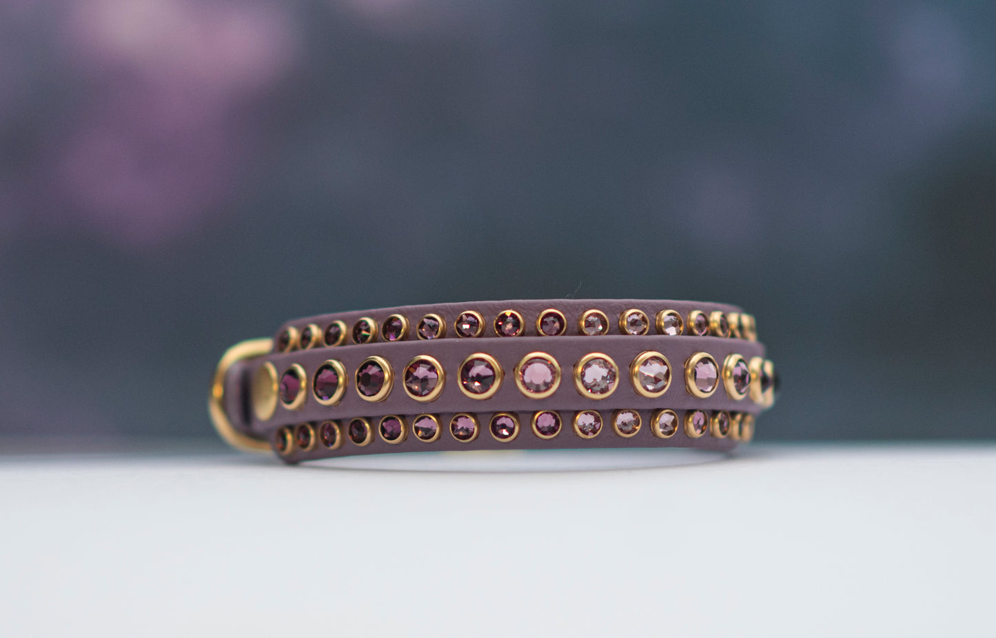 The Ego 1/2" (12mm) on 1" (25mm) Double Layer - Biothane Dog Collar