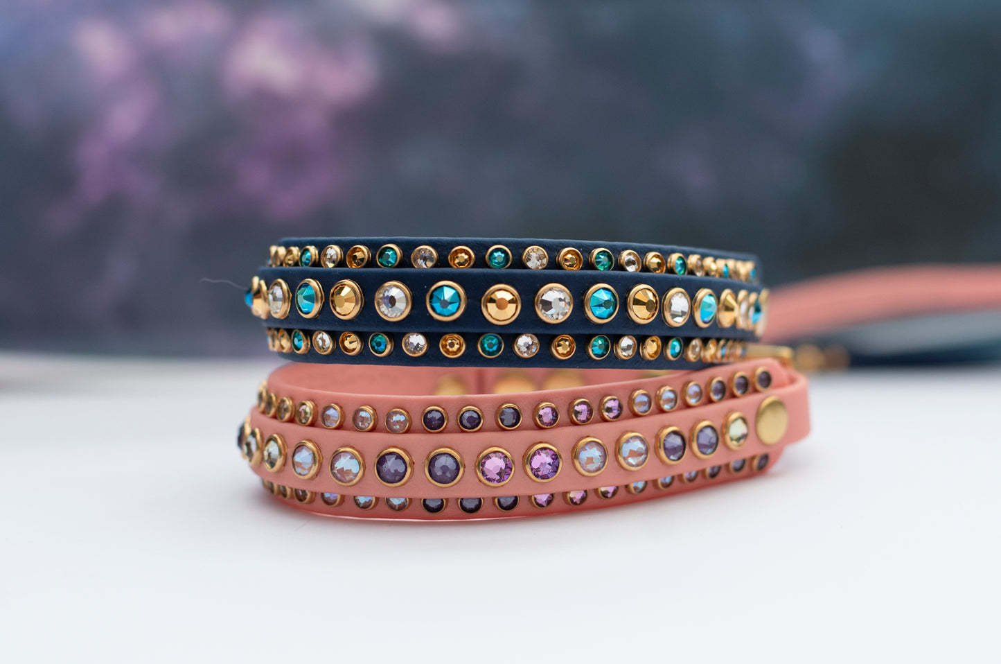 The Ego 1/2" (12mm) on 1" (25mm) Double Layer - Biothane Dog Collar