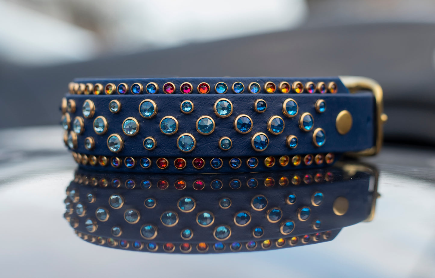 The Jumble 1.5" (38mm) Double Layer - Biothane Dog Collar