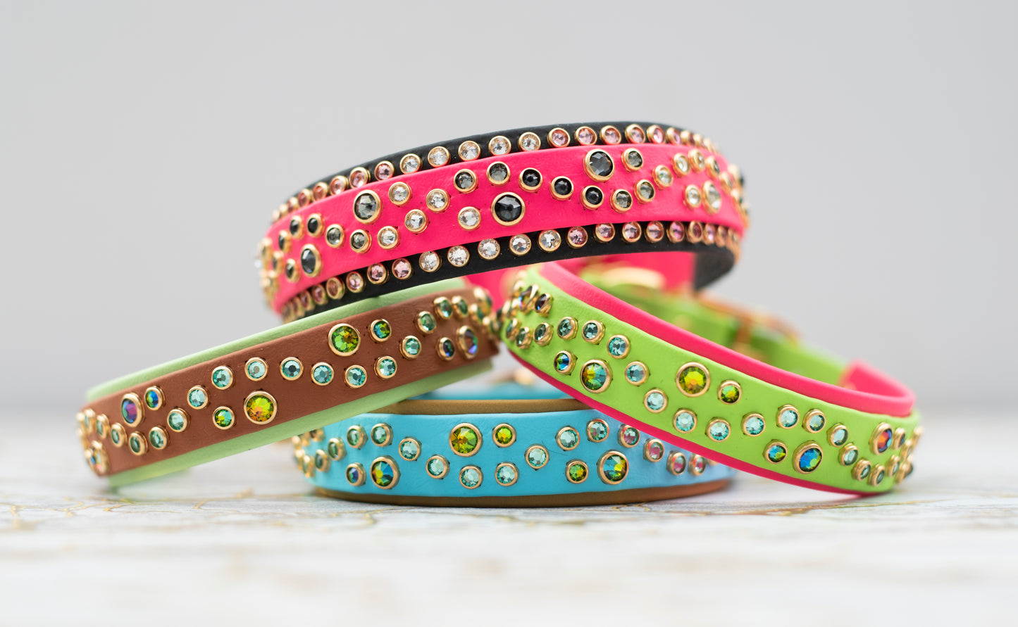The Mini Opulence 3/4" (20mm) - Biothane Dog Collar