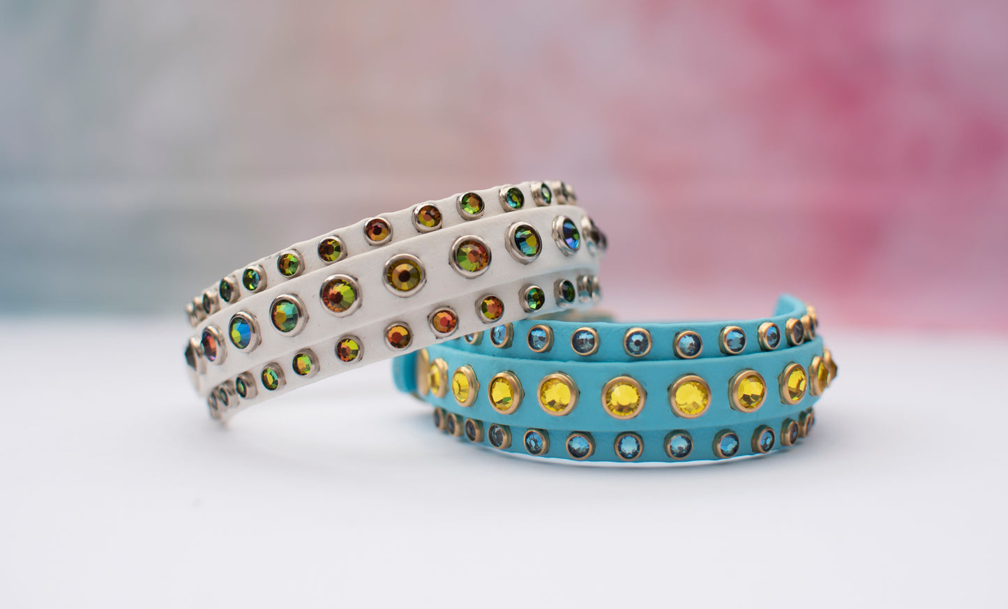 The Ego 1/2" (12mm) on 1" (25mm) Double Layer - Biothane Dog Collar