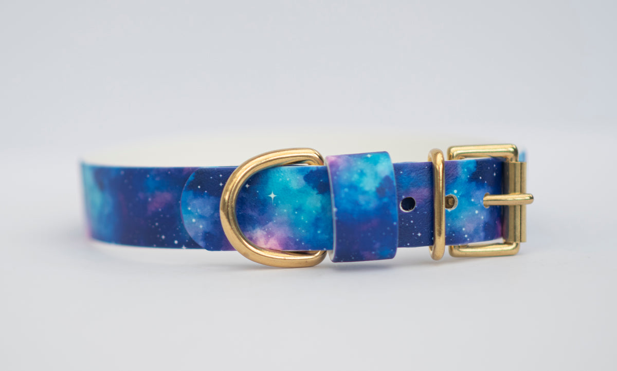 Galaxy Printed Biothane Collar