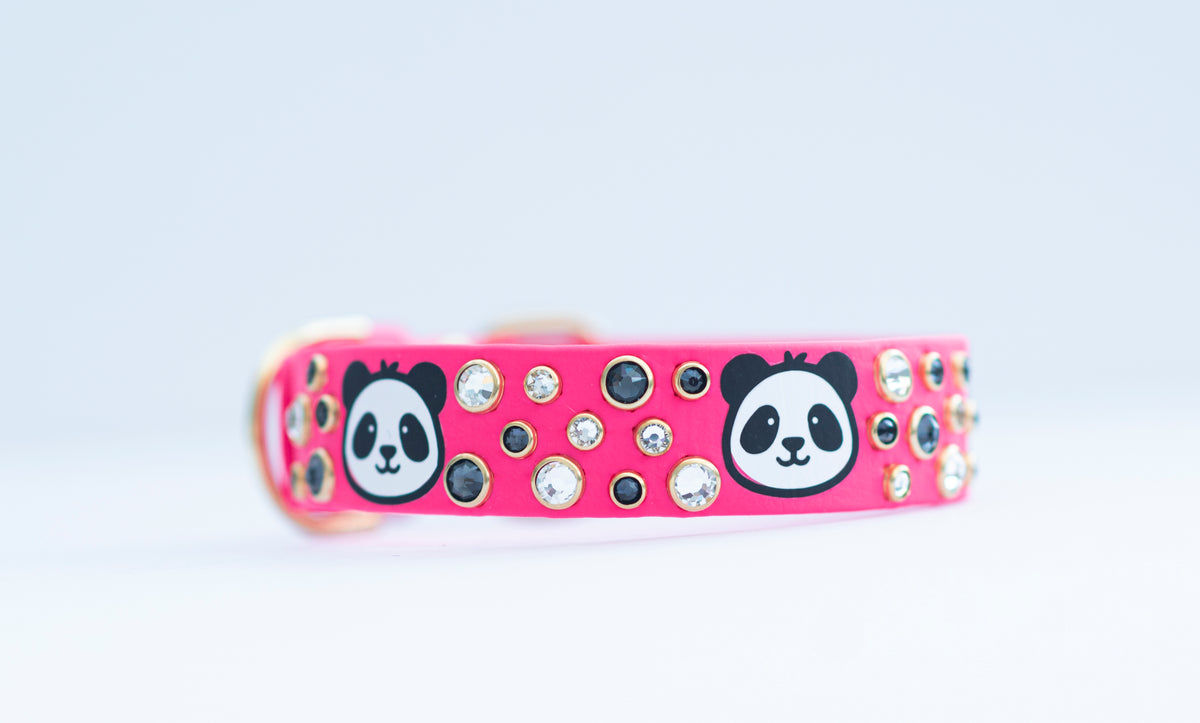 Vinyl x Bling Custom Design - Biothane Dog Collar