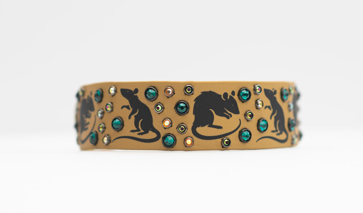 Barn Hunt Collar  - Vinyl Biothane Dog Collar