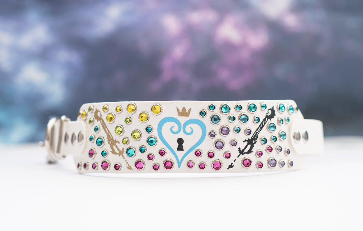 Vinyl x Bling Custom Design - Biothane Dog Collar