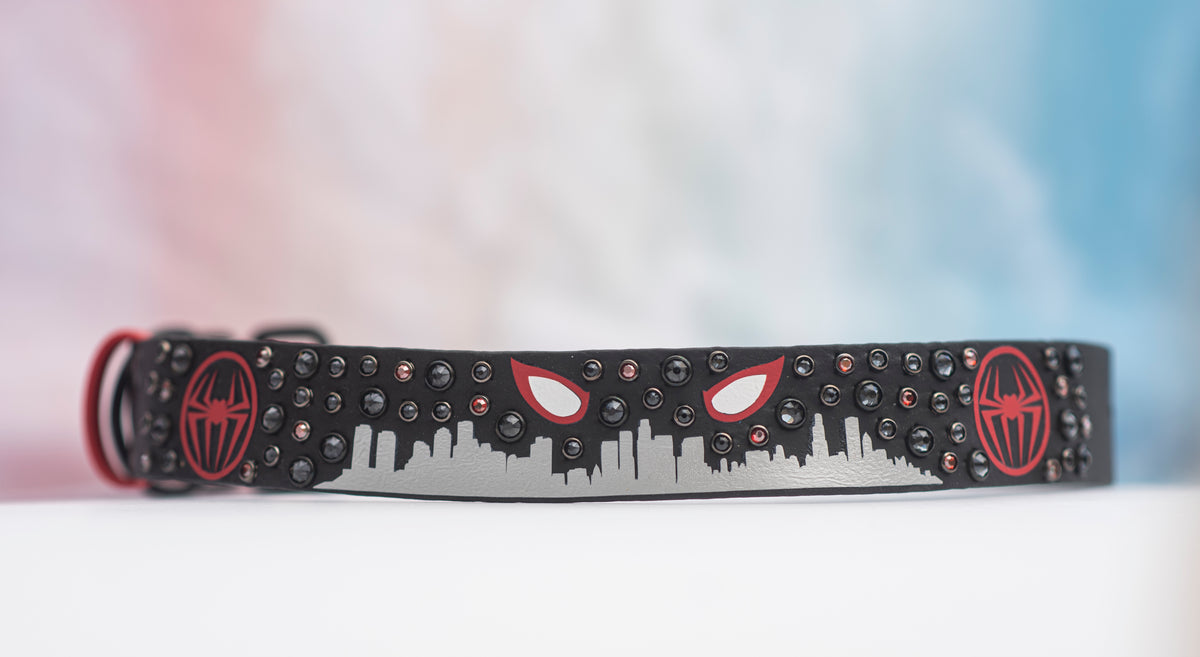 Vinyl x Bling Custom Design - Biothane Dog Collar