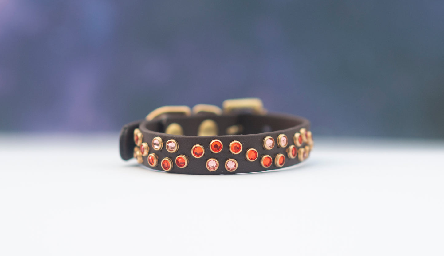 The Tiny Opulence (16mm/5/8") - Biothane Dog Collar