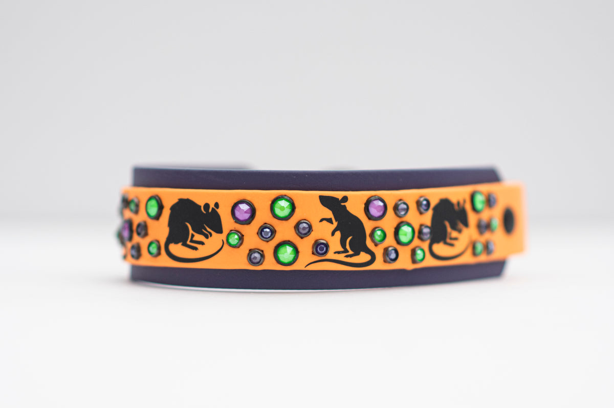 Barn Hunt Collar  - Vinyl Biothane Dog Collar