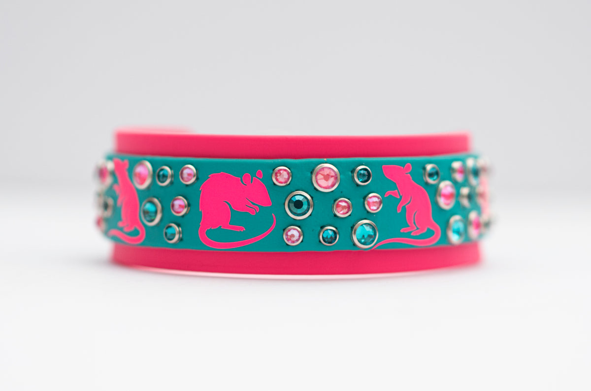 Barn Hunt Collar  - Vinyl Biothane Dog Collar