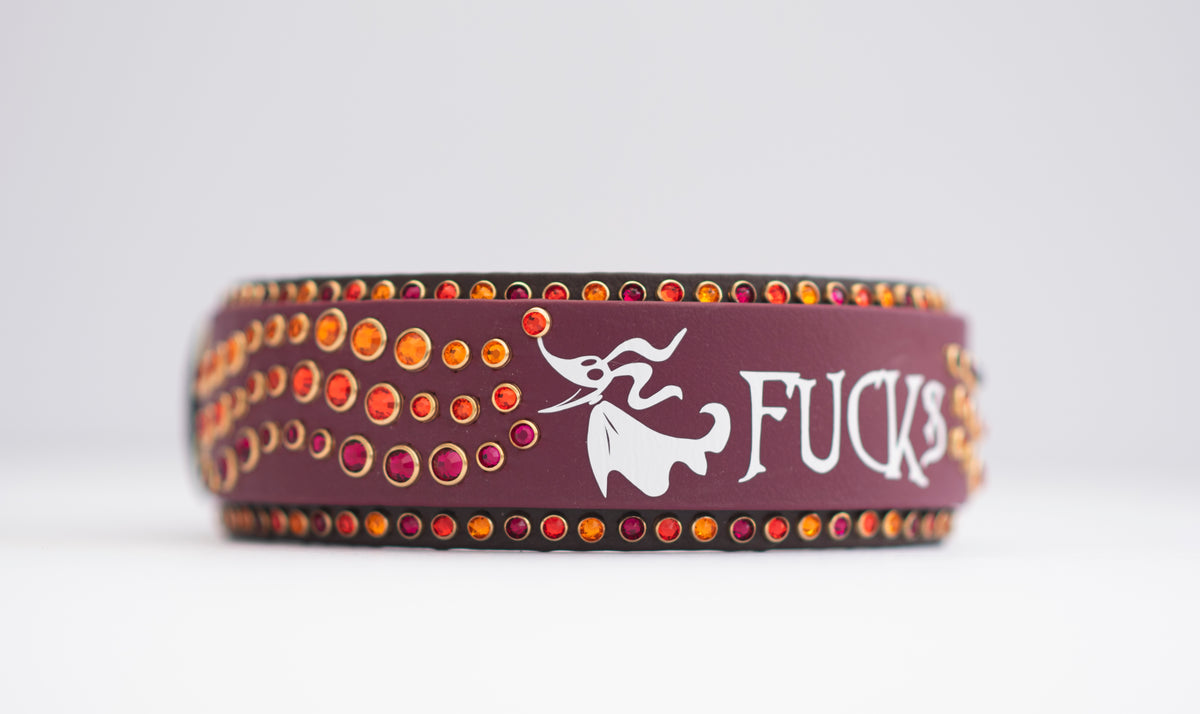 Vinyl x Bling Custom Design - Biothane Dog Collar