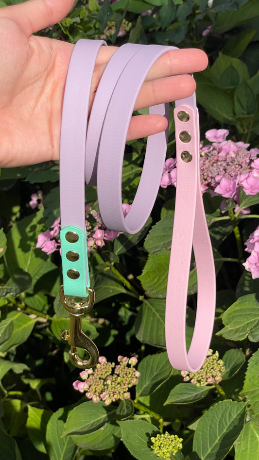 44. 5/8"(16mm) 4ft (120cm) Three Tone Lead - No Crystals - Brass hardware