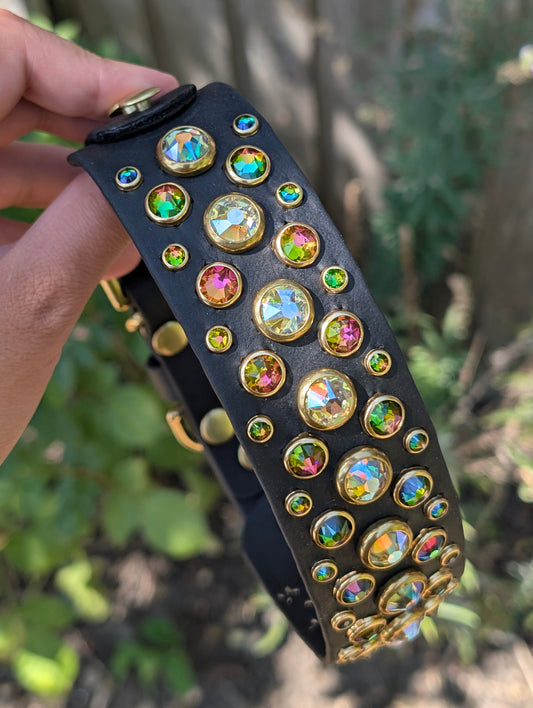 14-17" Size, 1.5 tapered to 1" Width - Ready To Ship Collar