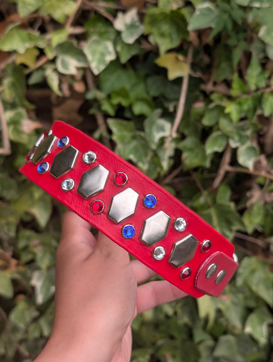 14-17" Size, 1.5" tapered to 1" Width  - Ready To Ship Collar
