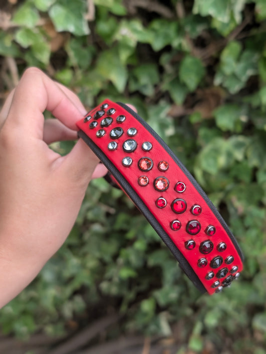 13-16" Size, 1" layered on 1.25" Width  - Ready To Ship Collar