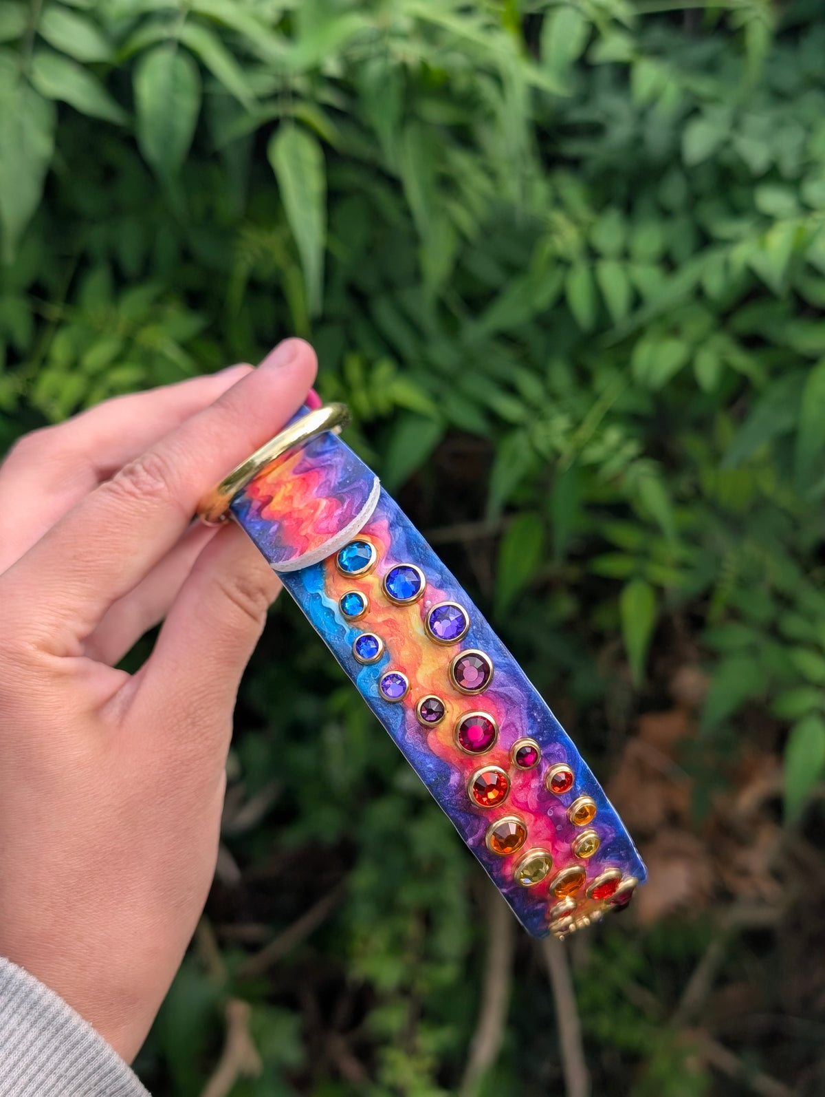 Rainbow Magic Printed Biothane Collar