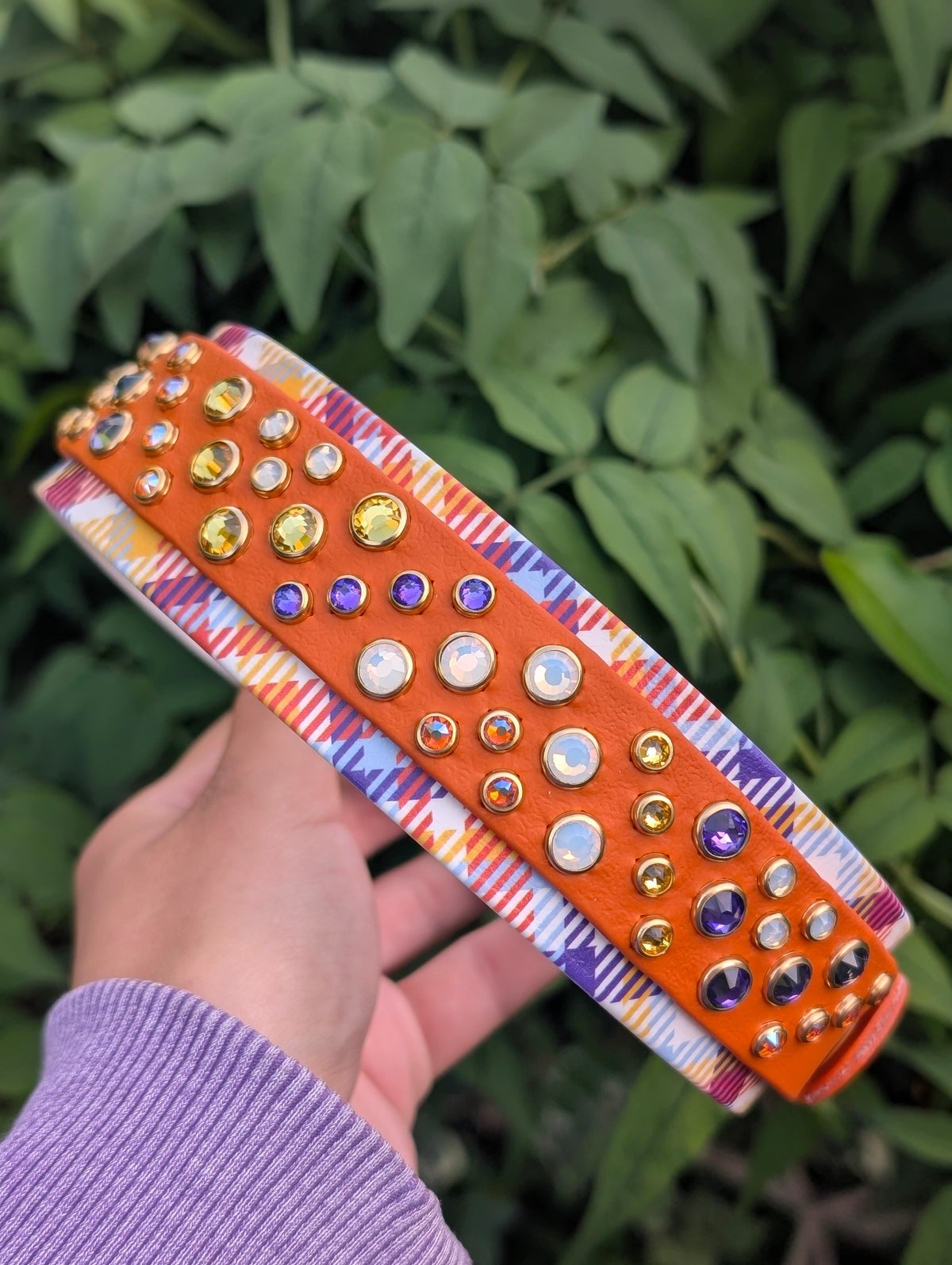 13.5-16.5" Size, 1" on 1.5" Double Layer Width  - Ready To Ship Collar