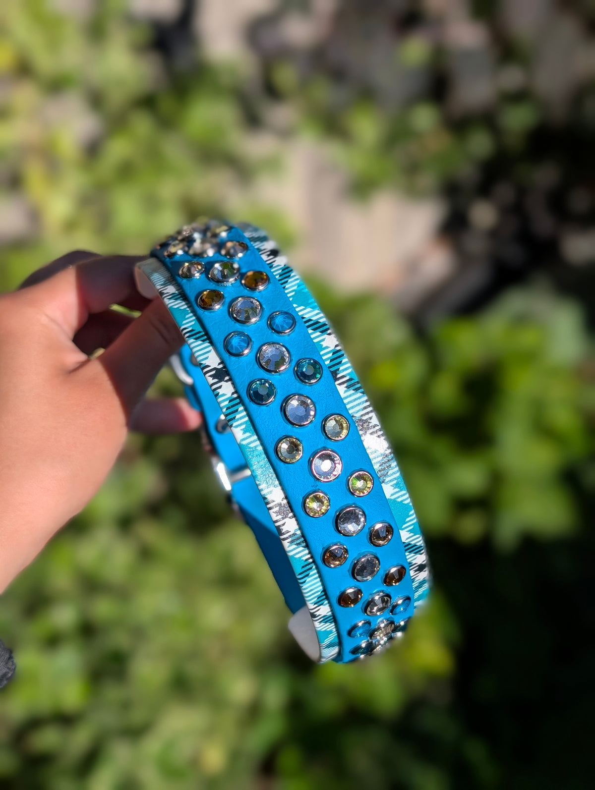 16-20" Size, 1" on 1.5" Double Layer Width  - Ready To Ship Collar